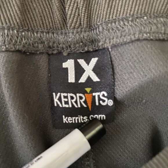 KERRITS Knee Patch Riding Breeches Equestrian Logo Detail Womens 1X Army Green - Picture 4 of 10